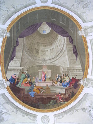 Zwölfjähriger Jesus im Tempel (Januarius Zick)