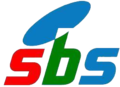 شعار إس بي إس الأول (مُلون)(ديسمبر 1990-1994)