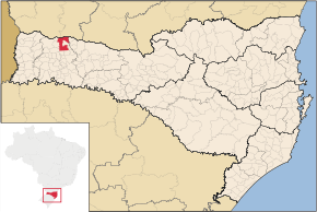 Poziția localității São Lourenço do Oeste