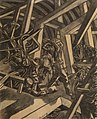 Sappers at Work: A Canadian Tunnelling Company, Hill 60, St Eloi by David Bomberg