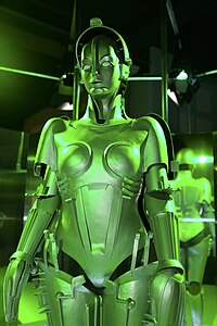 The robot Maria from Metropolis Science Museum - Robots - Metropolis (33268065925).jpg