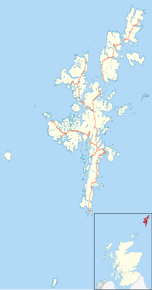 RAF Sullom Voe is located in Shetland