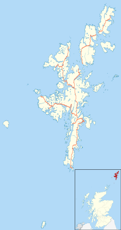 Gardie House is located in Shetland