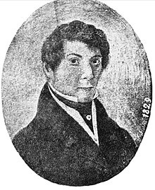 שלמה אטינגר. צויר על ידי חברו ארנולד ז'לינסקי ב-1829