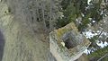 Aerial view of the castle