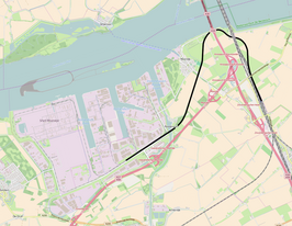 Havenspoorlijn Moerdijk op de kaart