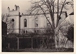 Synagoga v České Lípě, fotopohlednice kolem roku 1920