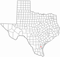 Location of Driscoll, Texas