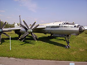 Tupolev Tu-116 v leteckém muzeu v Uljanovsku