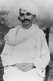 Gandhi in 1915