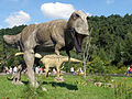 نموءج طبق الاصل ل التيرانوصور في جورابارك Jurapark
