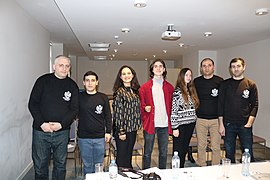 Wikimedia UG Georgia Team at the Conference