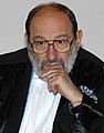 Umberto Eco op 9 mei 2005 overleden op 19 februari 2016