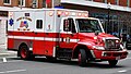A Navistar truck ambulance operated by the District of Columbia Fire and Emergency Medical Services Department