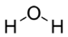 Skeletal structure of water.