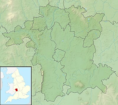 Kartposition England Worcestershire