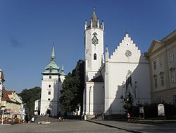Площадь перед дворцом в Теплице