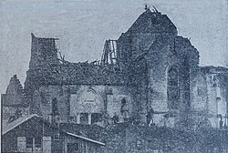 A templom az első világháború után
