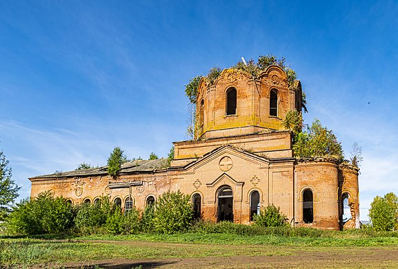 134. Тихвинская церковь, Верхобыстрица, Кумёнский район, Кировская область Автор — Ele-chudinovsk