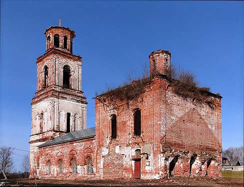 119. Смоленская церковь, Устье, Ярославская область. Автор — Николай Васильевич Белавин