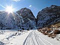 نمای زمستانی بسیار زیبا مُجِن