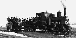 1913 steam locomotive in Iceland