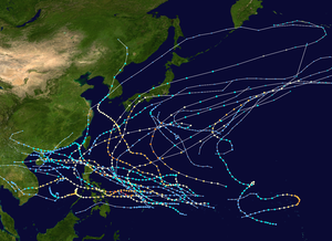 1951 Pacific typhoon season summary map.png