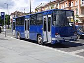 Ikarus 260 típusú autóbusz a budapesti Széll Kálmán téren, a 22-es busz vonalán