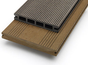 English: Wood plastic composite Hollow and foa...