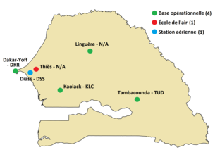Bases de l'Armée de l'Air sénégalaise