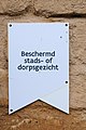 Schildje 'Beschermd stads- of dorpsgezicht' (Bostmolen en omgeving, Roborst)