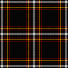 Black Country Tartan designed in 2008 by Philip Tibbetts from Halesowen Black Country tartan, centred, zoomed out.png