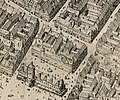 Ansicht des Burgkellerblocks auf einer Stadtansicht, 1646