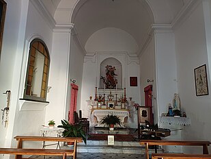 Capeletta de Santa Lìbera (E Casélle, Ransi, A Prìa), Aula