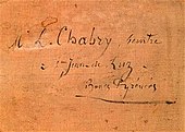 signature de Martin Léonce Chabry