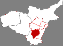 Distretto di Jinyuan – Mappa