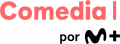 Logo de Comedia por M+ entre 2022 y 2023