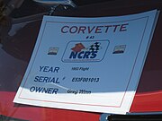 1953 Corvette convertible #13