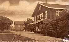 Early creamery and horticulture buildings, University Farm Creamery and Horticulture buildings, UC Davis (postcard).jpg