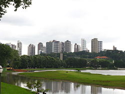 Curitiba from Barigüi Park
