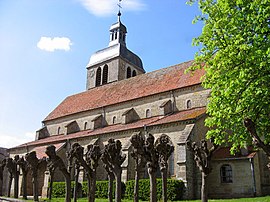 The church in Damblain