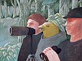 De vogelaars, olieverf op doek, 92 × 120 cm. Particuliere collectie