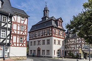 Das alte Rathaus Dillenburg, heute Touristeninformation