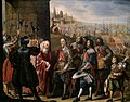 アントニオ・デ・ペレーダ『ジェノヴァ救援（スペイン語版）』(1634-1635年)、プラド美術館