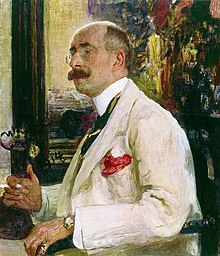 Портрет Н. Д. Ермакова кисти И. Е. Репина, 1914