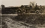 A 145 Mle 1916 with its limber during World War I.
