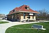 The former C&O depot in Muncie, Indiana