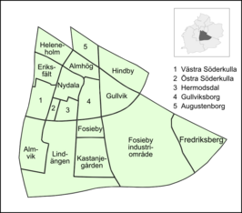 Kaart van Fosie