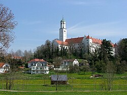 Skyline of Kirchheim in Schwaben