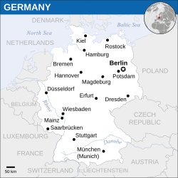 Location of Germany